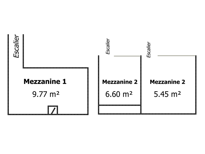 Plan Zoom mezzanines